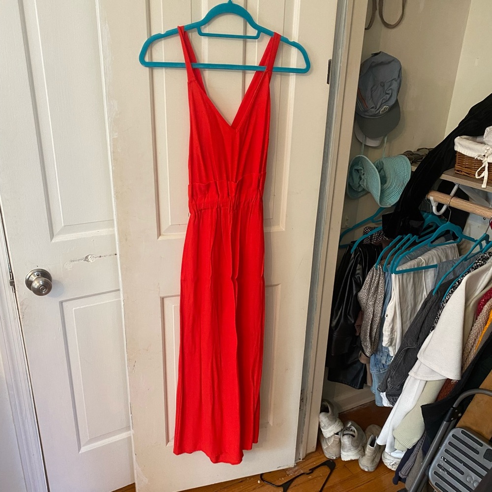 Red ASOS Jumpsuit